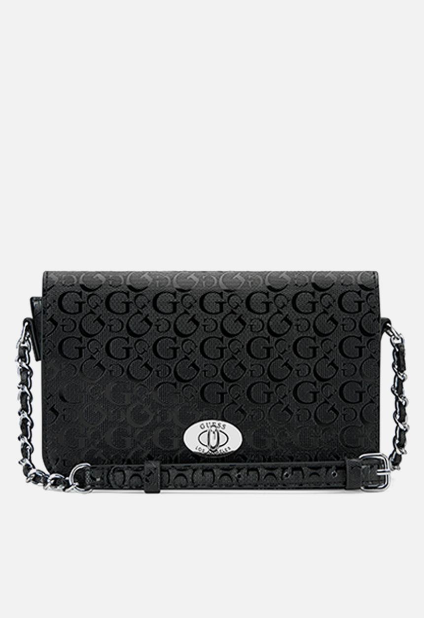 GUESS - Ballantyne mini crossbody flap- black
