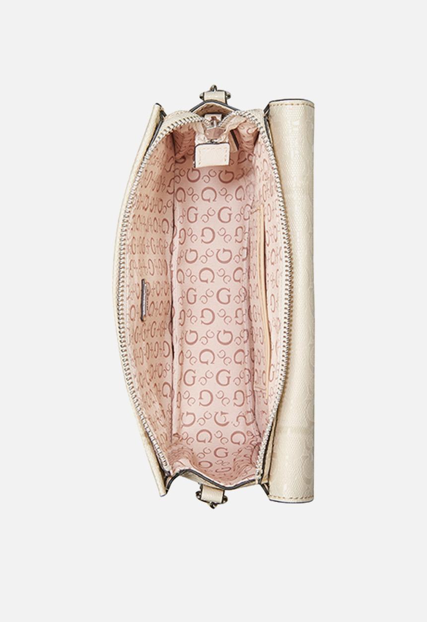 GUESS - Ballantyne mini crossbody flap - neutral