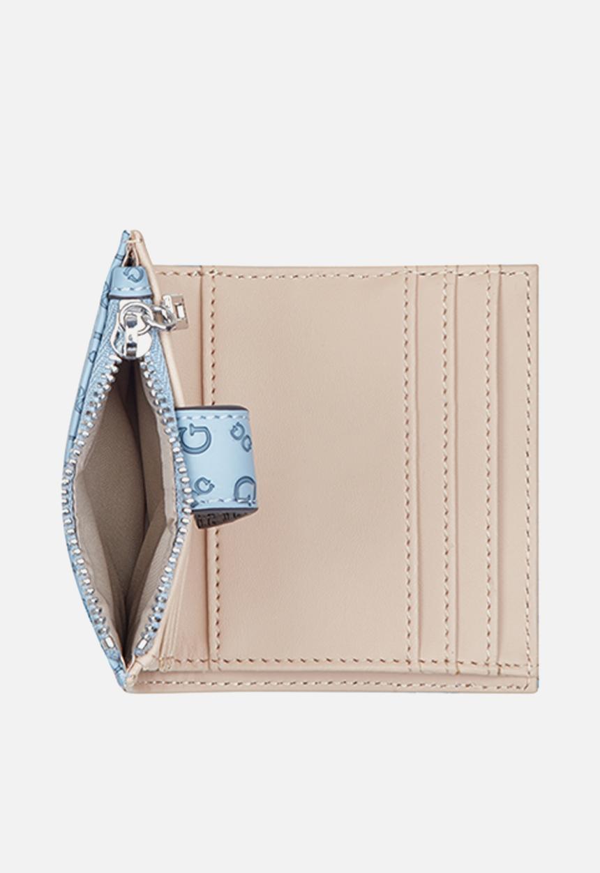 GUESS - Niko slg card case- sky