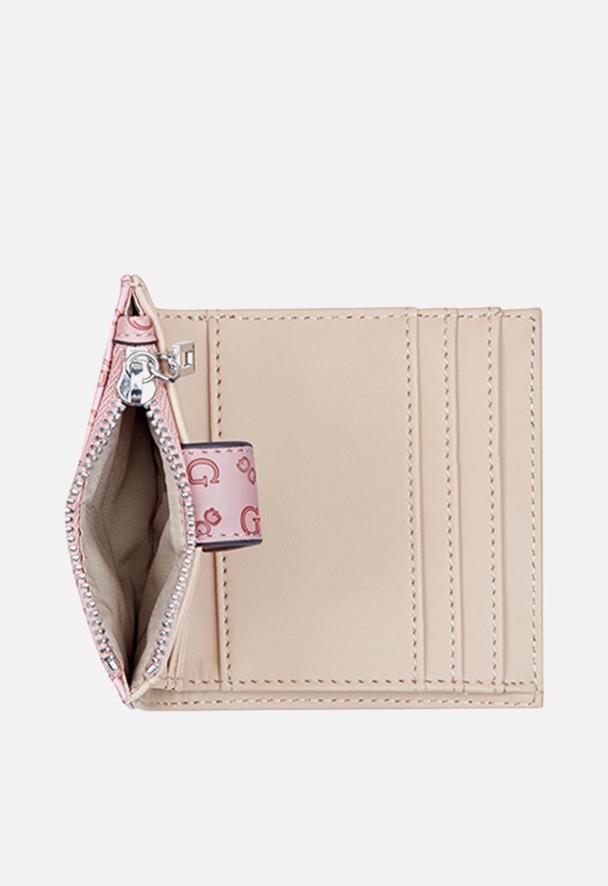 GUESS - Niko slg card case- blush