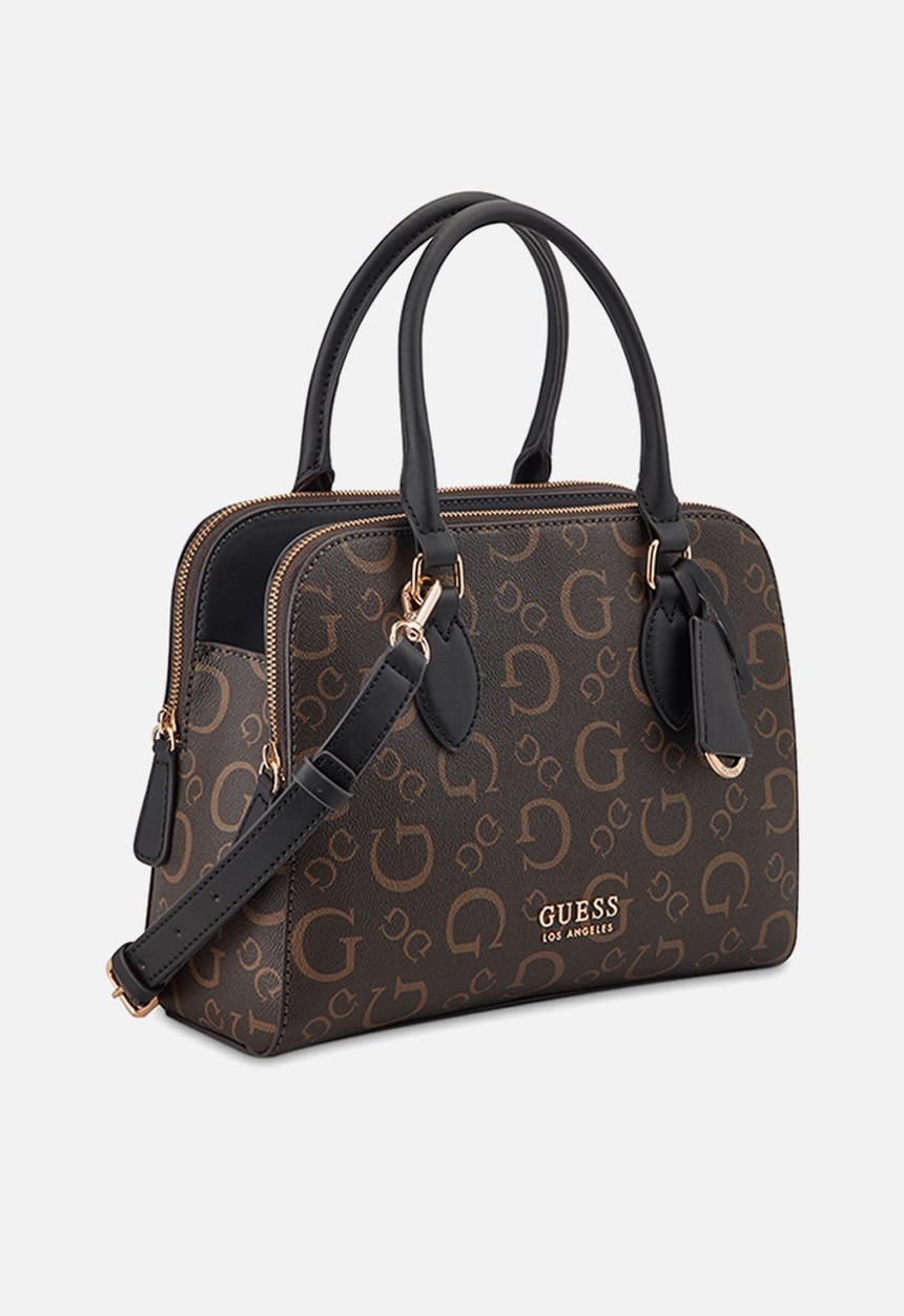 GUESS - Delphina satchel - brown