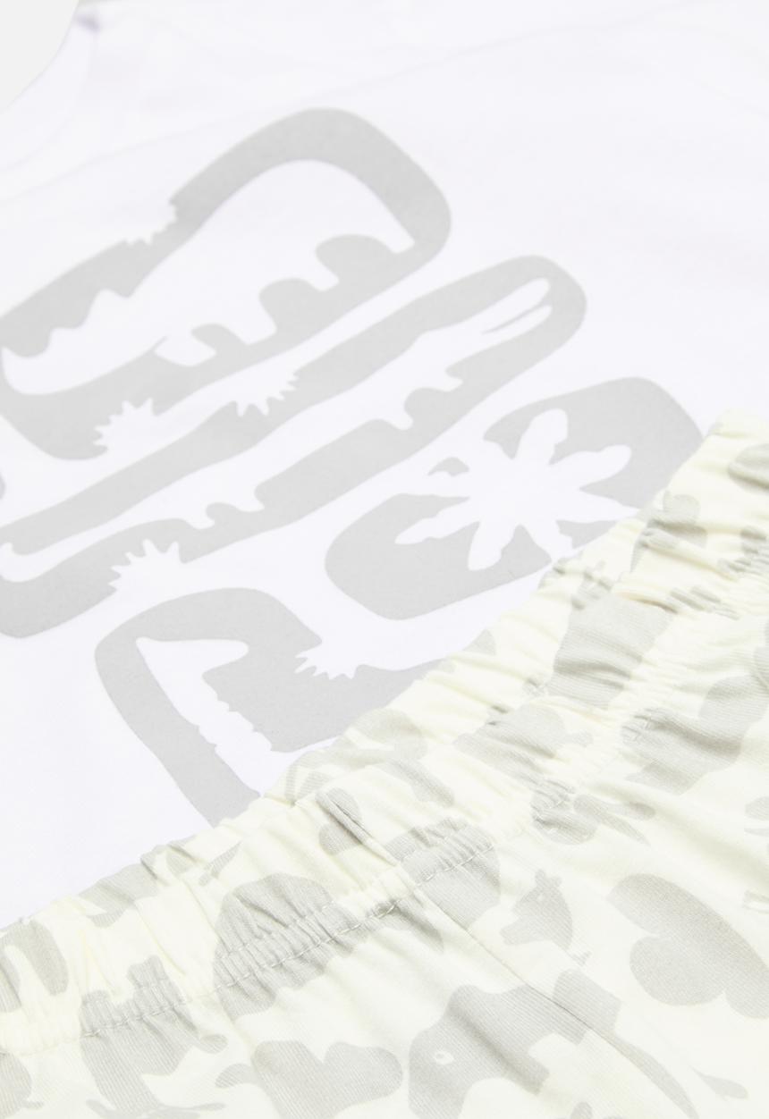 Pop Candy - Pj set-grey & white