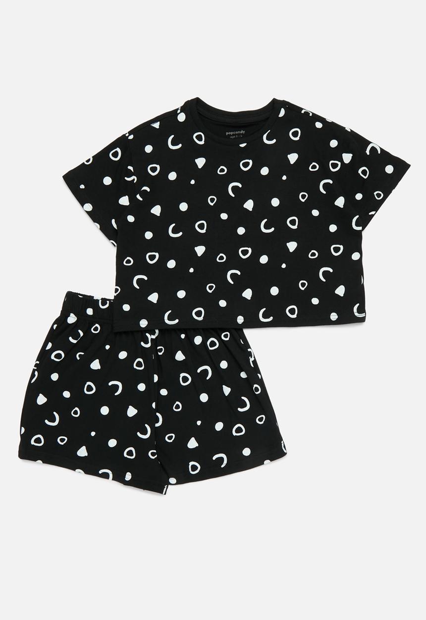 Pop Candy - Pj set - black & white