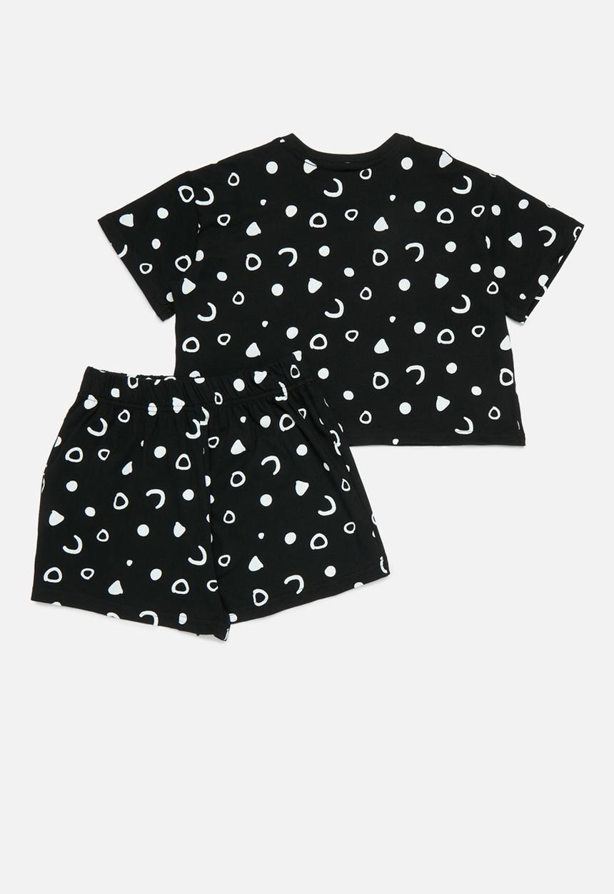 Pop Candy - Pj set - black & white