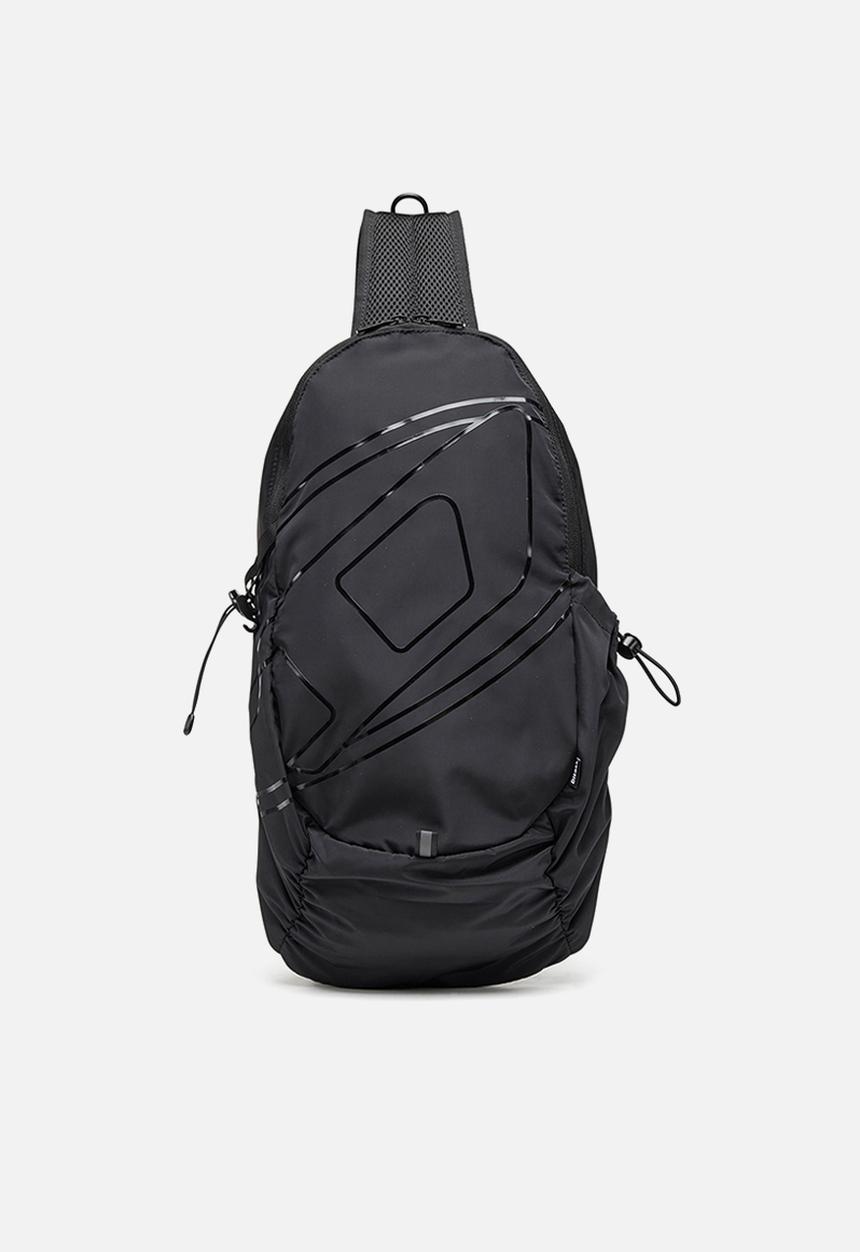 Drape Sling Bag Backpack - Black