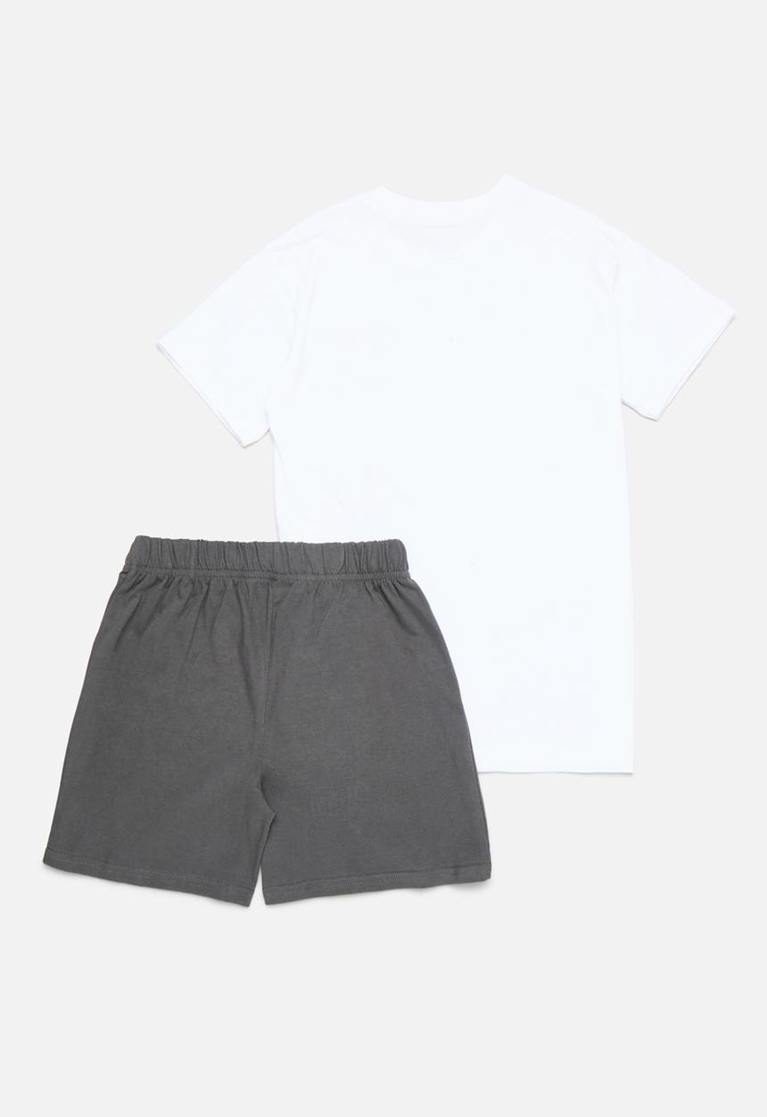 Pop Candy - Nasa pj set - charcoal & white