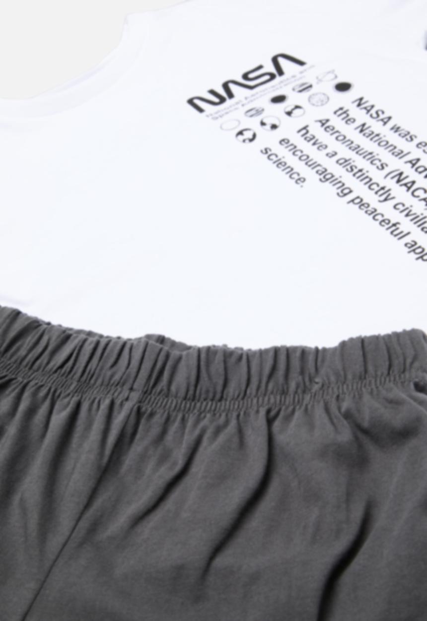 Pop Candy - Nasa pj set - charcoal & white