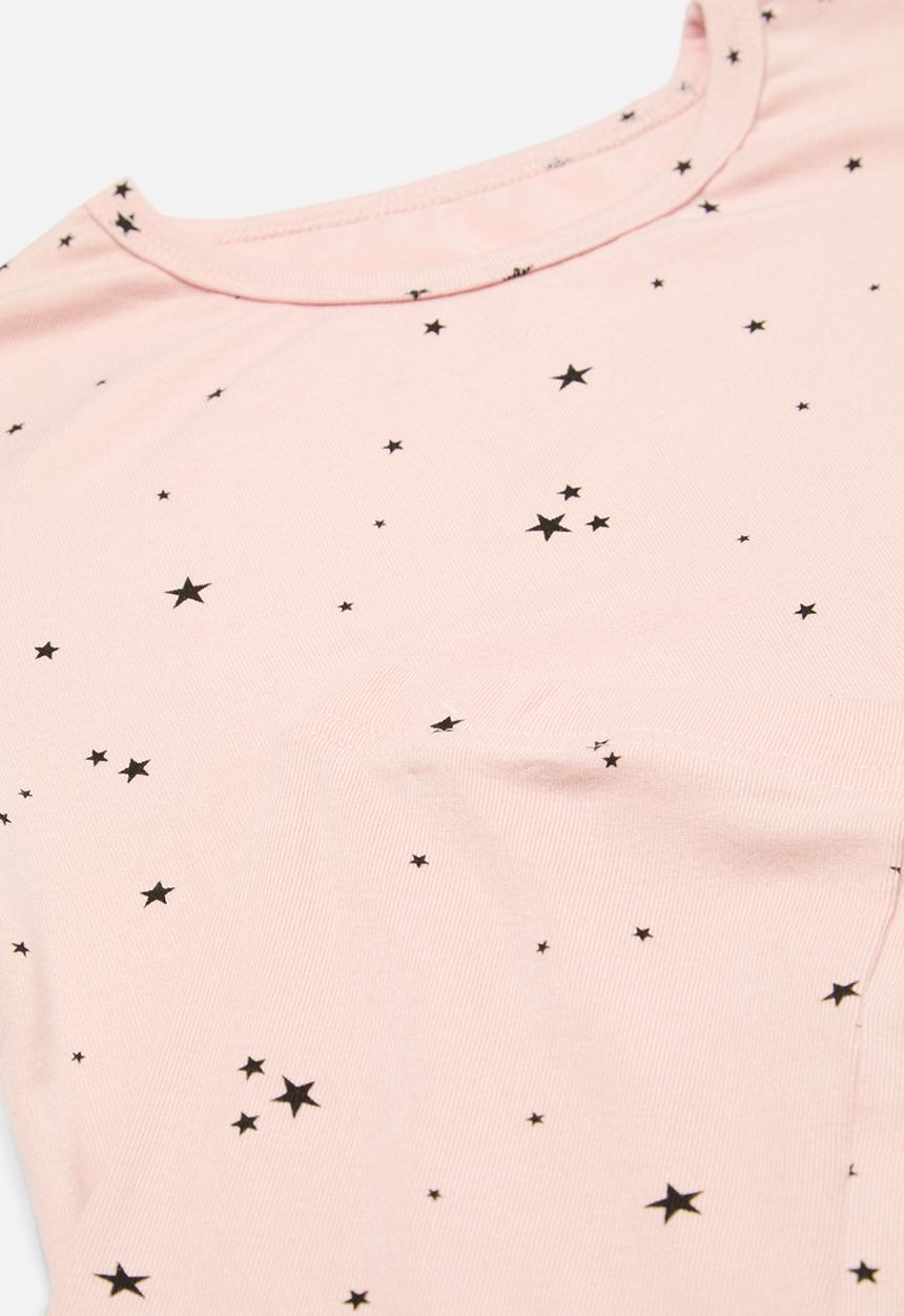 Pop Candy - Printed top & legging set - pink