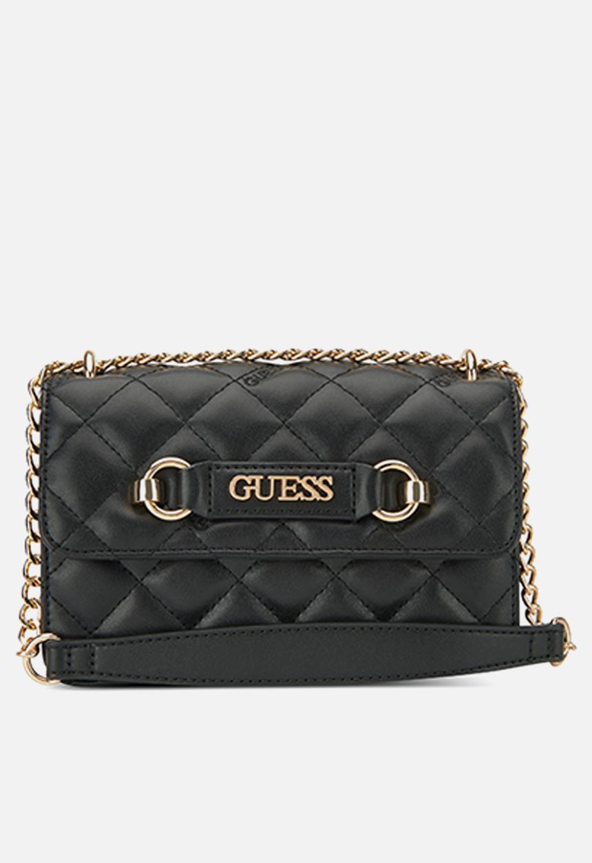 GUESS - Fiddlewood mini crossbody flap - black