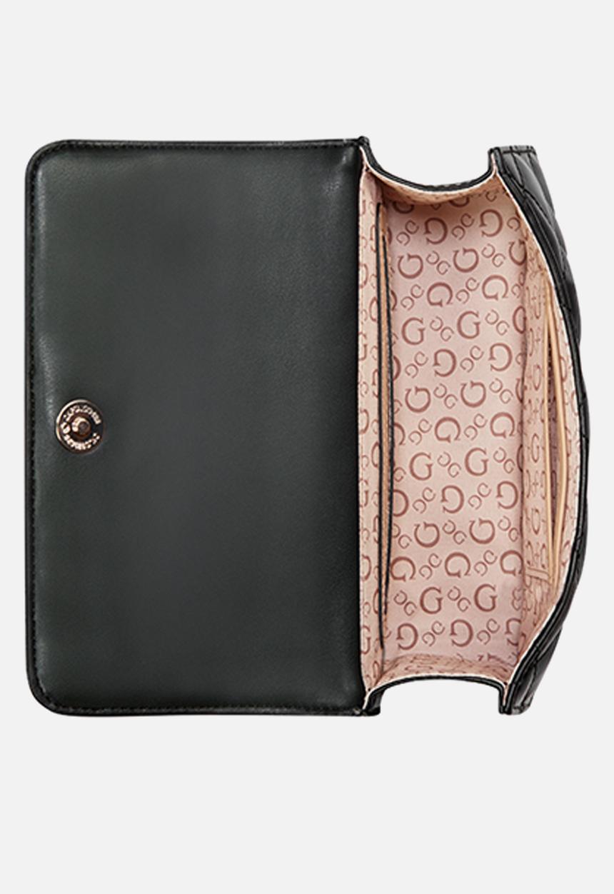 GUESS - Fiddlewood mini crossbody flap - black