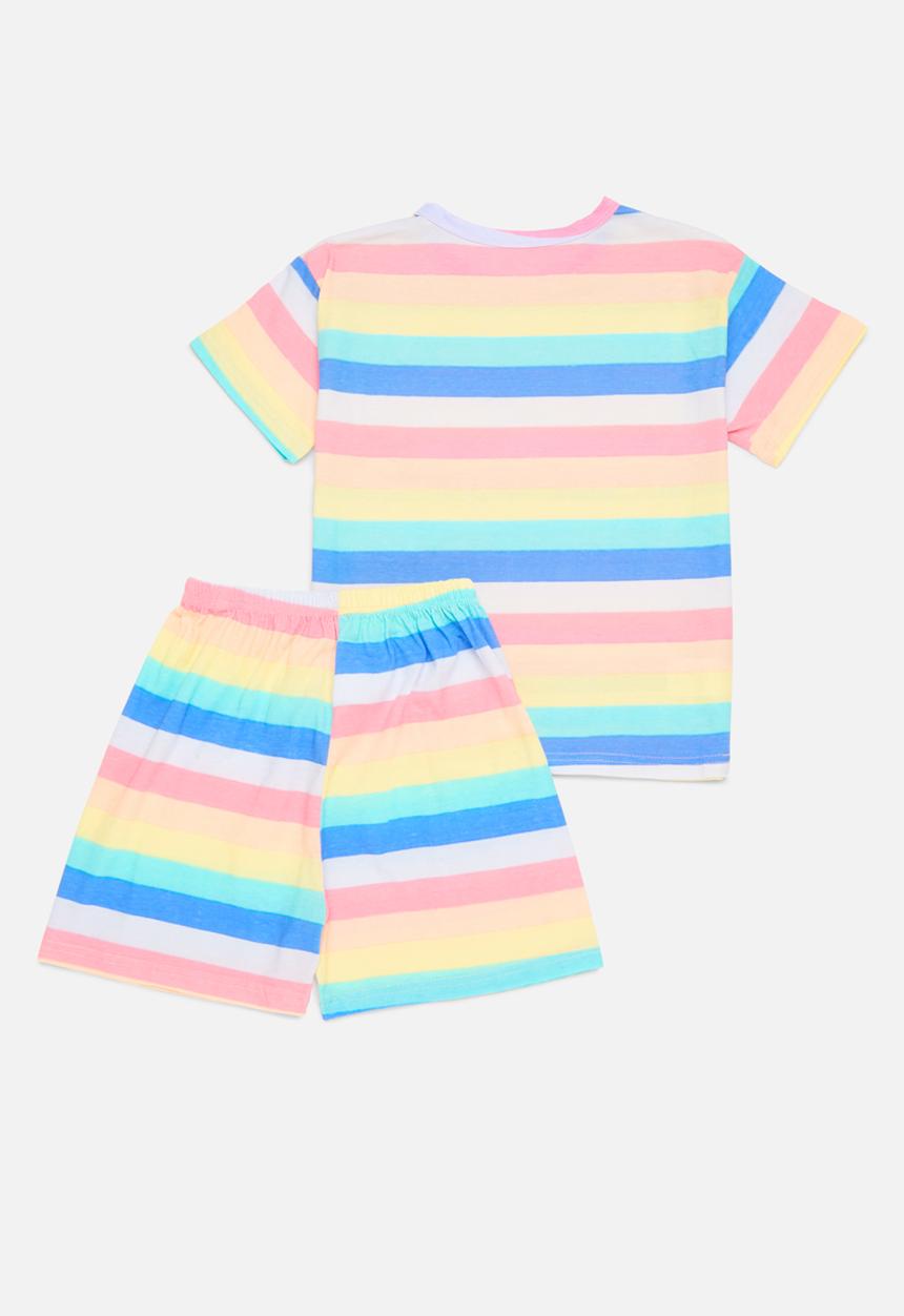 Pop Candy - Striped pj set-multi