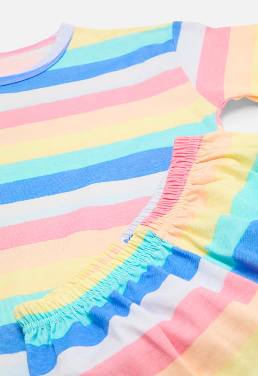 Pop Candy - Striped pj set-multi