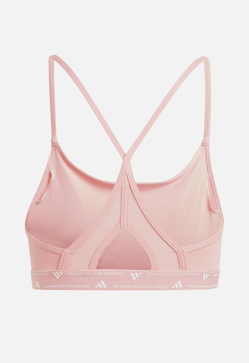adidas Performance - Plus Aerct Ls Bra - Semi Pink Spark
