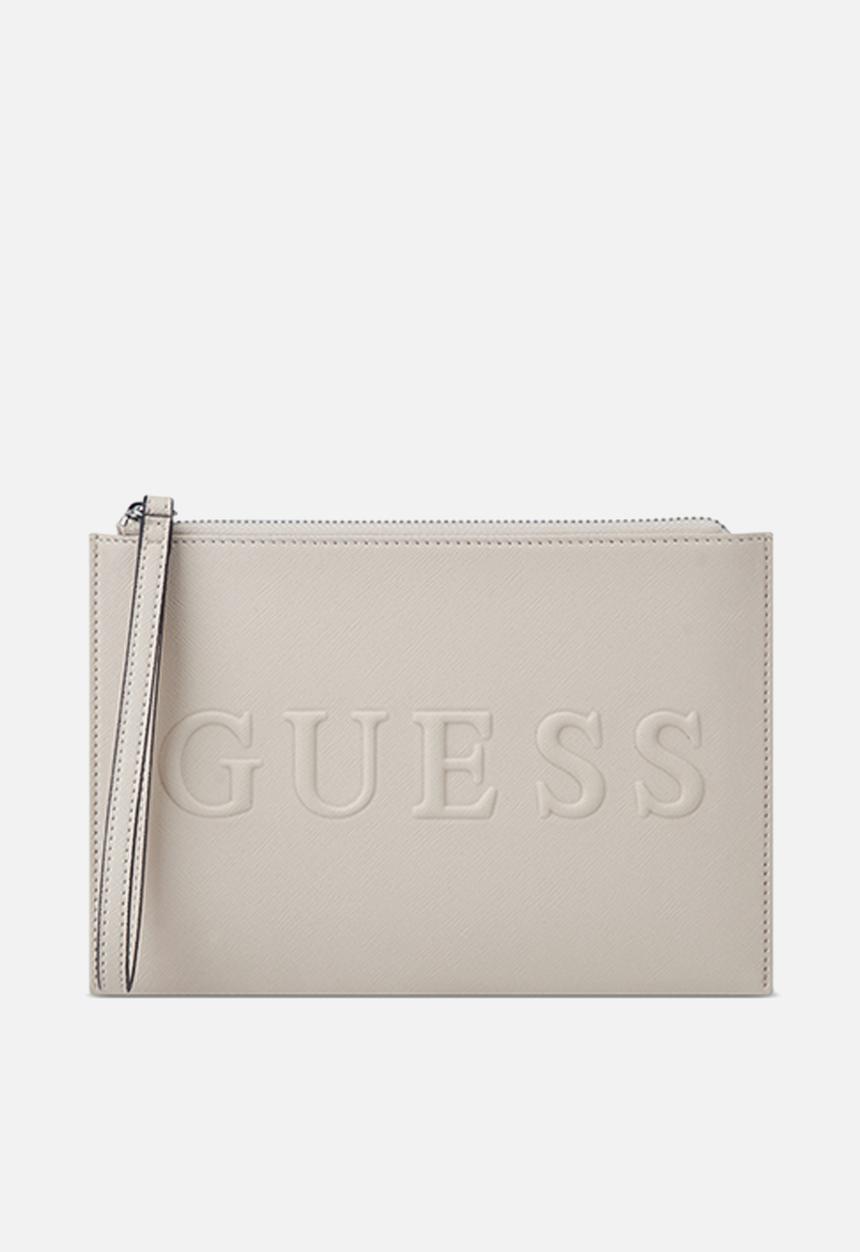 GUESS - Haddington slg wristlet - oat