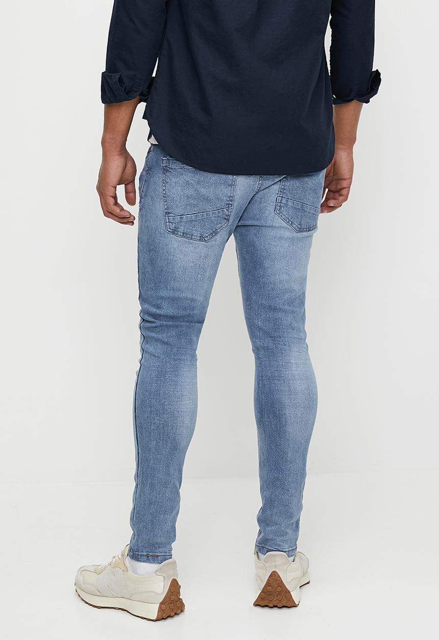 Brave Soul - Denim Jeans-Mid Blue