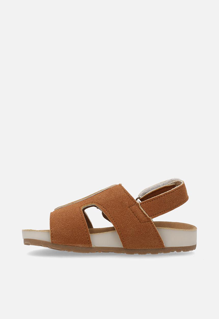 Pop Candy - Faux suede sandals - brown