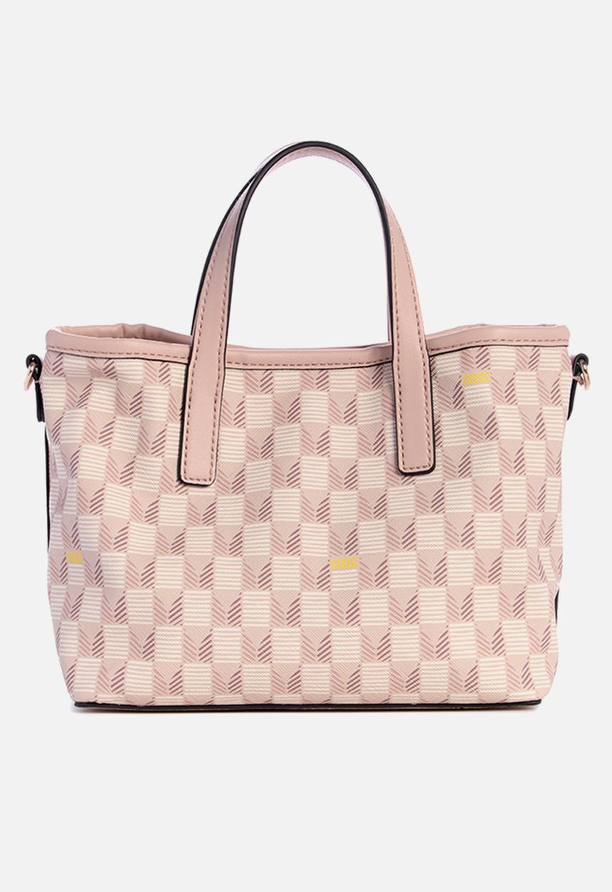 GUESS - G wave mini tote - blush logo