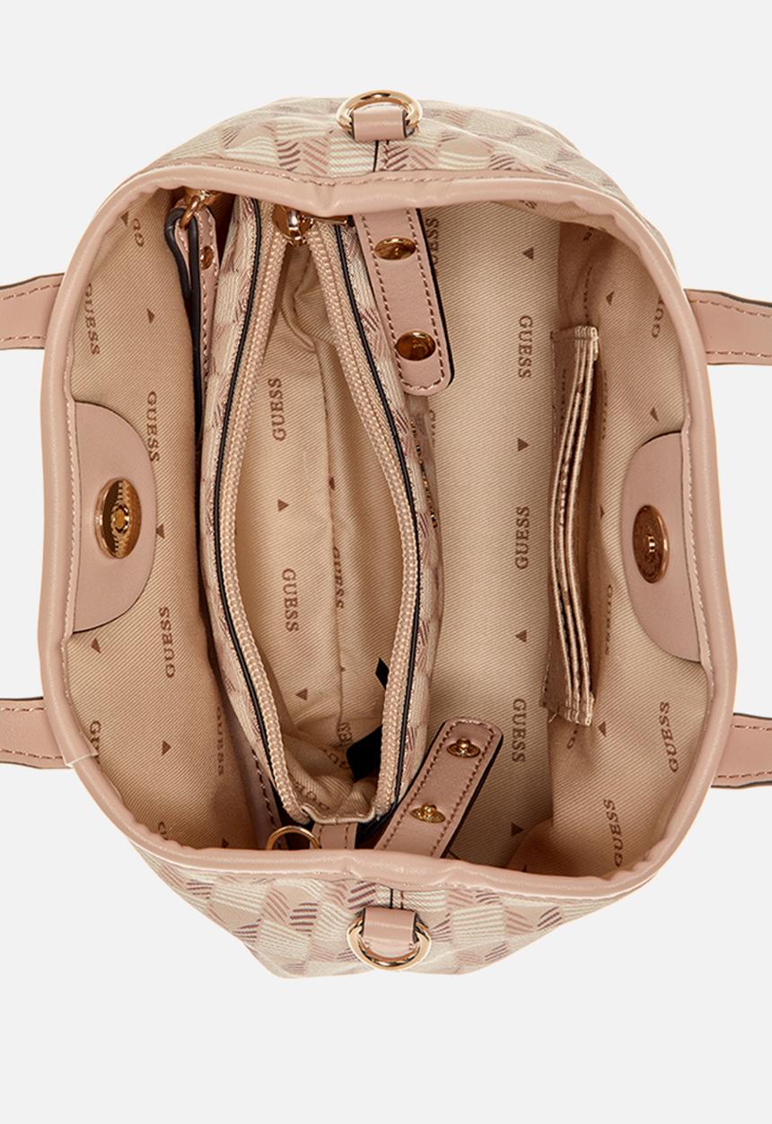 GUESS - G wave mini tote - blush logo