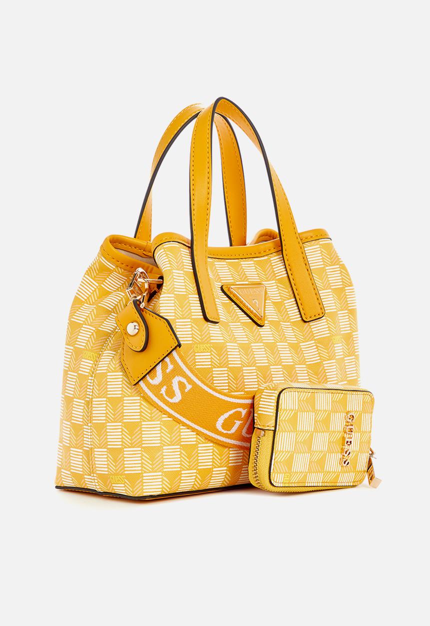 GUESS - G wave mini tote - yellow logo