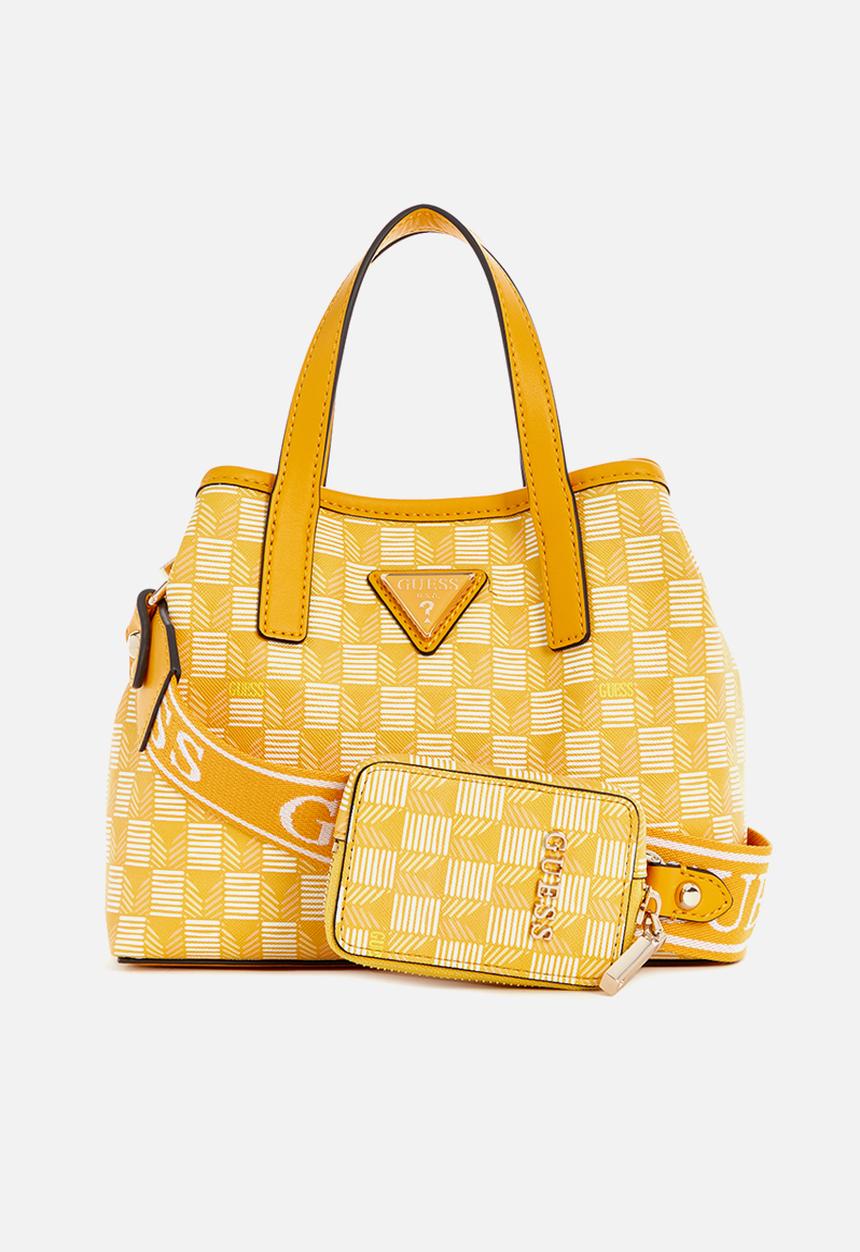 GUESS - G wave mini tote - yellow logo