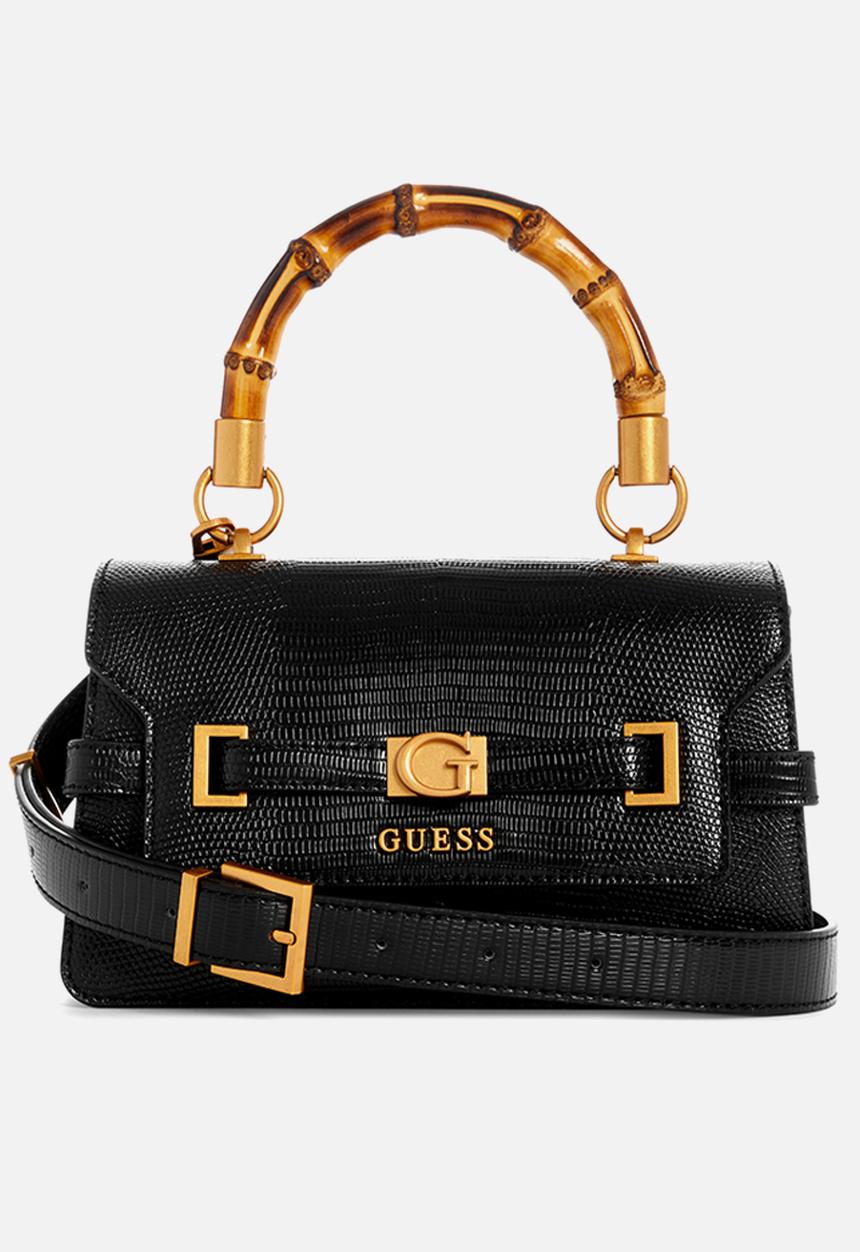 GUESS - Sibel tri comp top handle flap - black