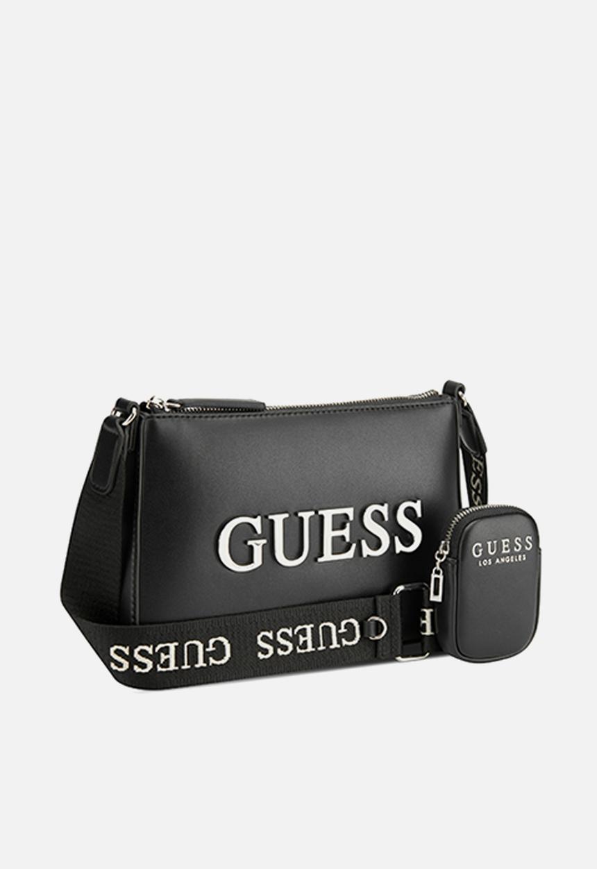 GUESS - Maisey mini top zip crossbody - black