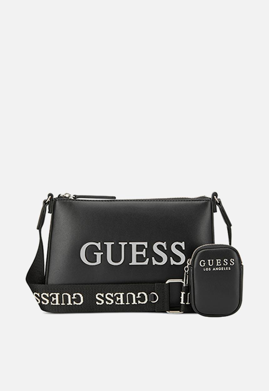 GUESS - Maisey mini top zip crossbody - black