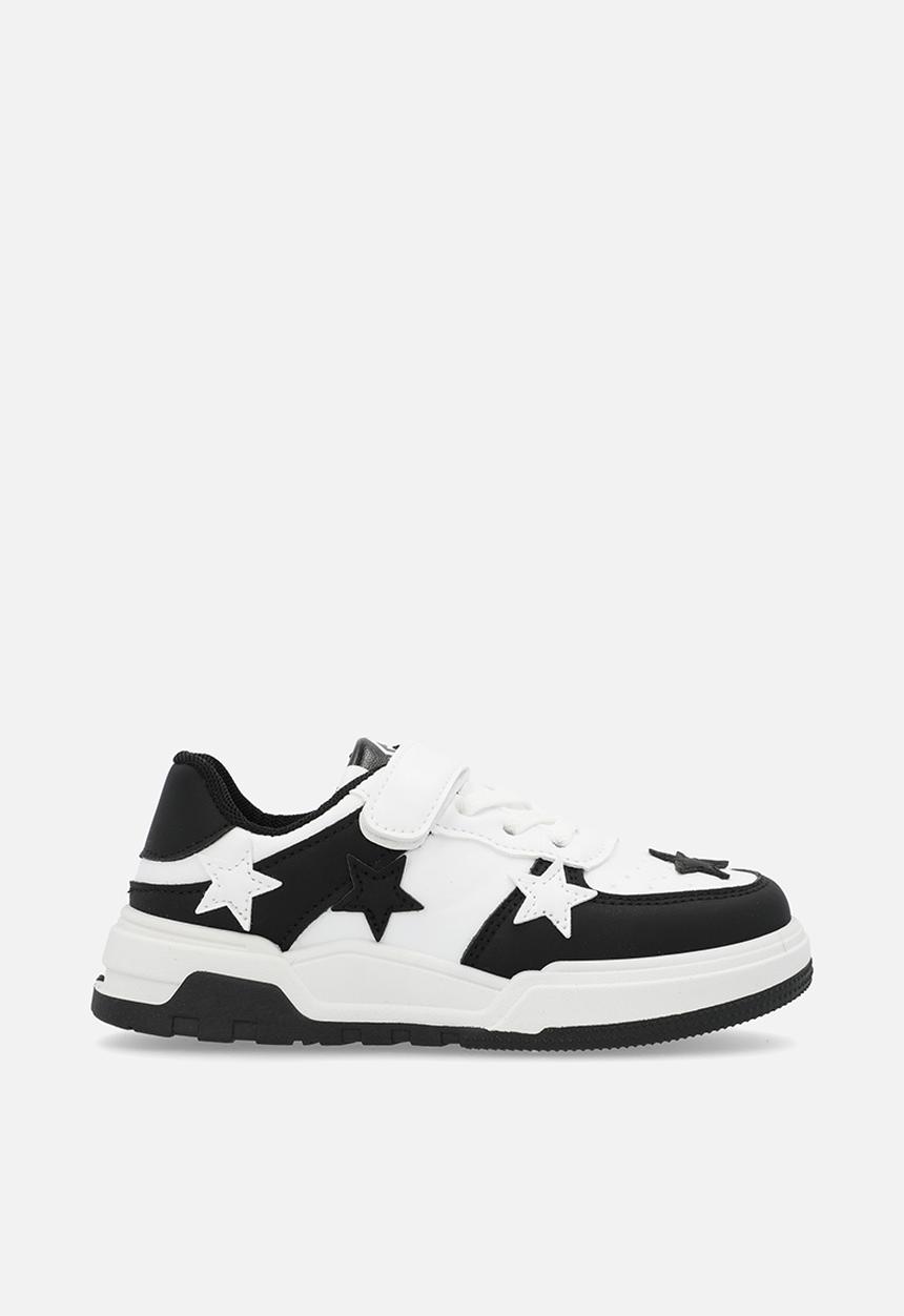Pop Candy - Star décor sneakers - black & white