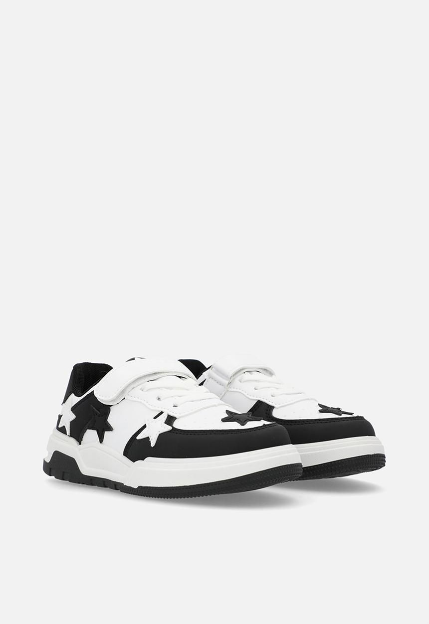 Pop Candy - Star décor sneakers - black & white