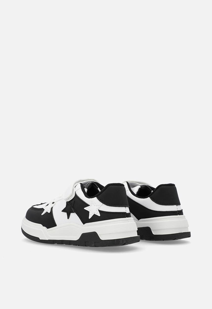 Pop Candy - Star décor sneakers - black & white
