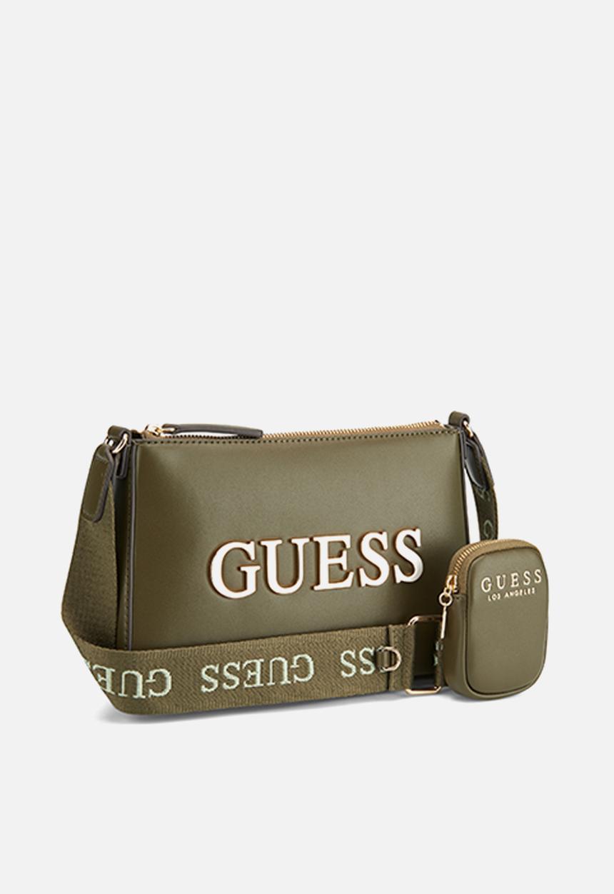 GUESS - Maisey mini top zip crossbody - olive