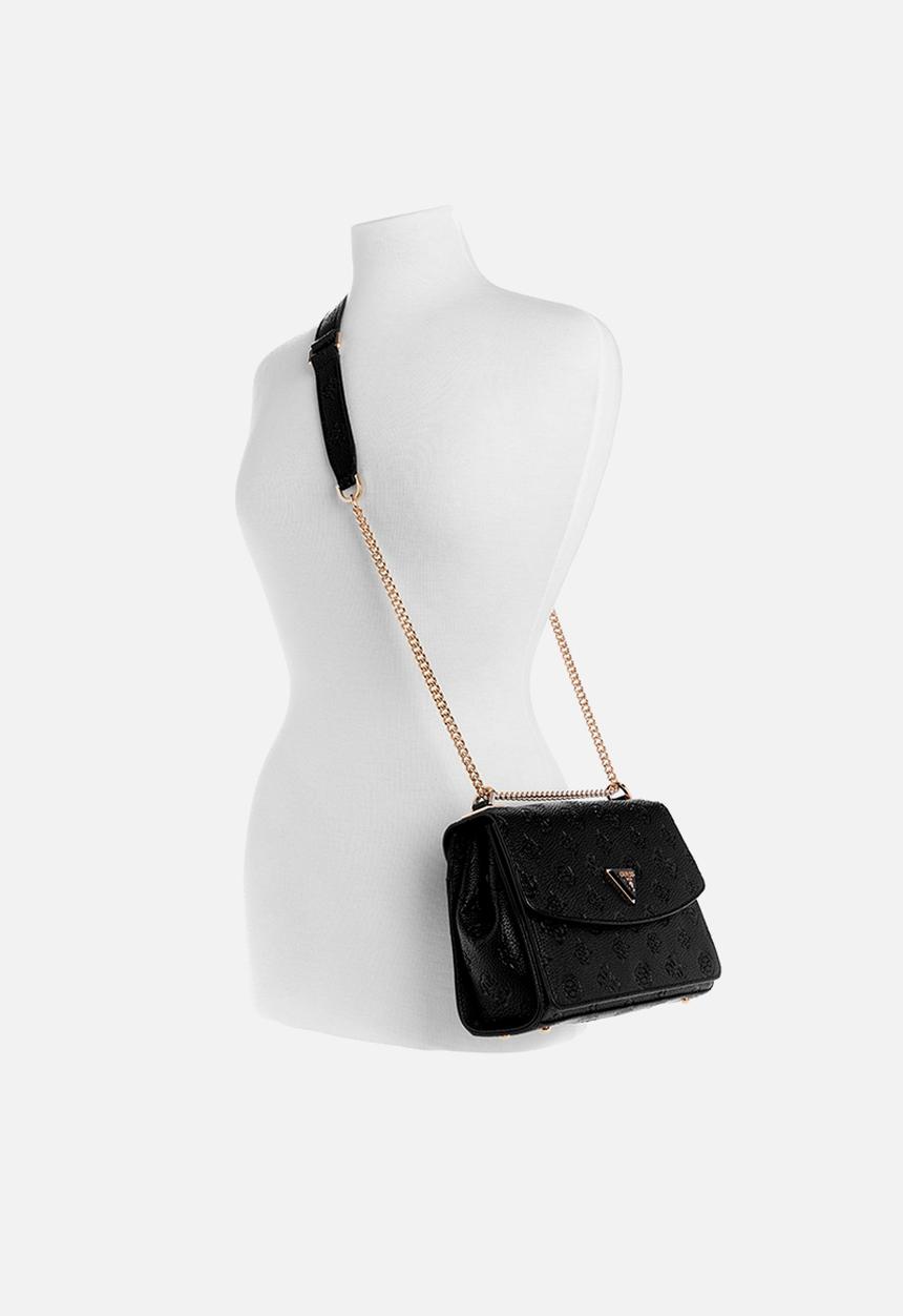GUESS - Cresidia cnvrtble xbody flap - black