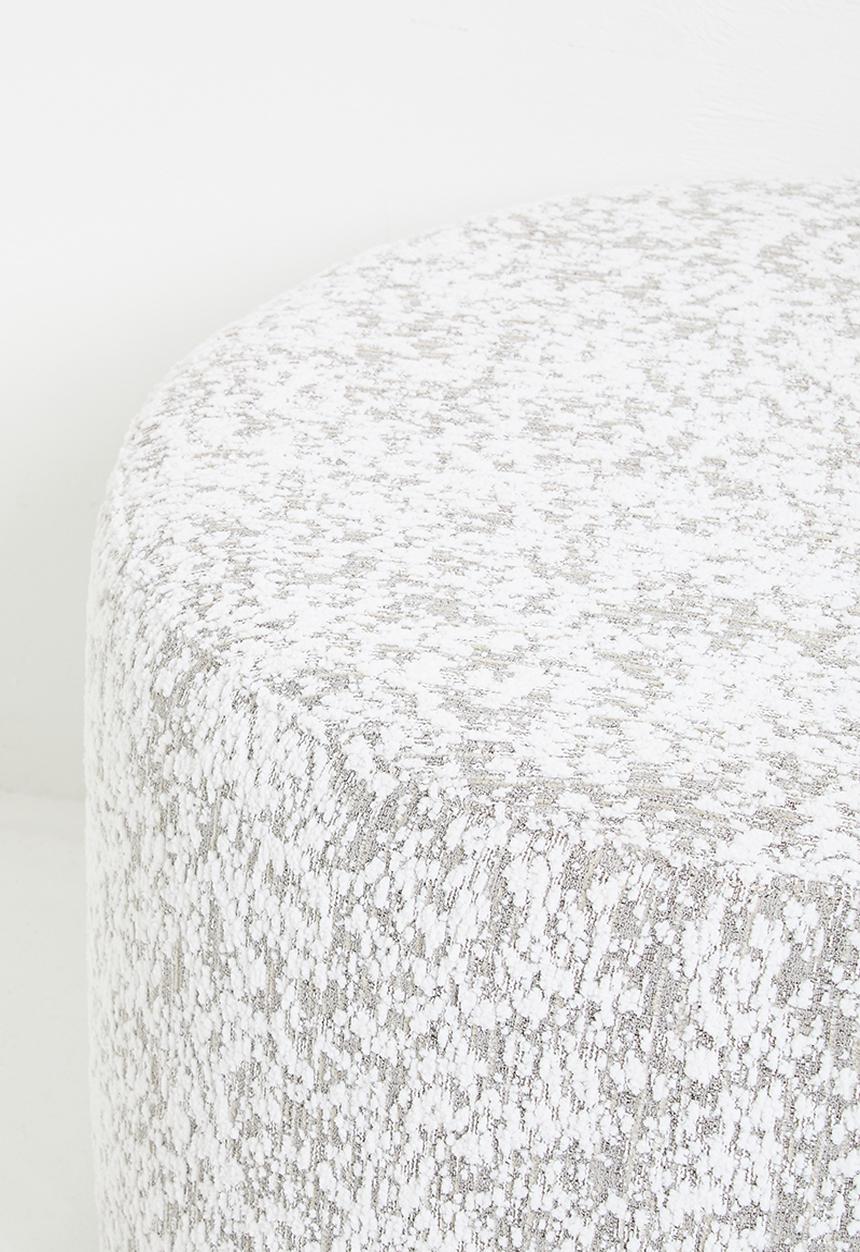 Sixth Floor - Titan large ottoman - grey