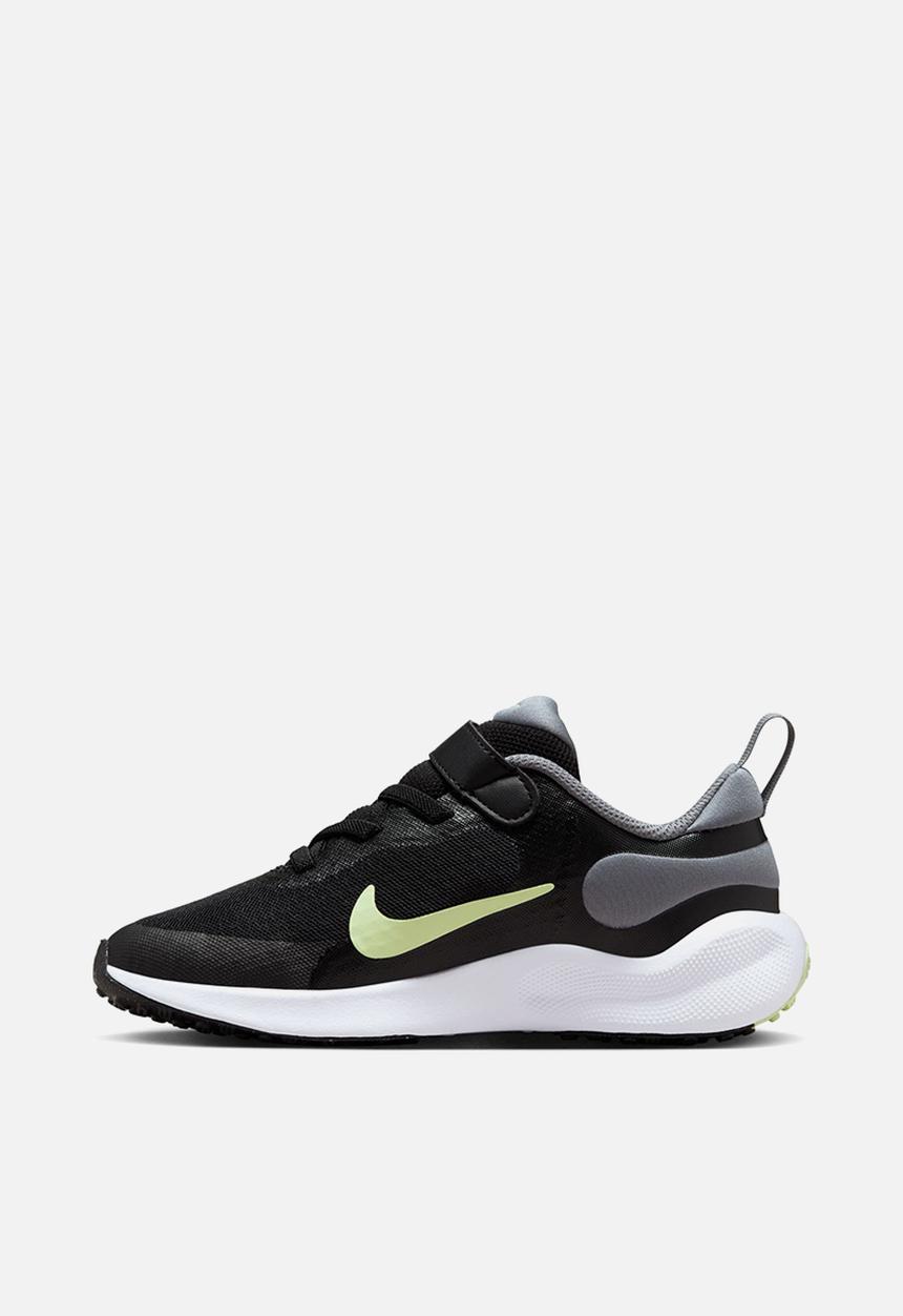 Nike - Nike Revolution 7 Ps - Black/Barely Volt-Smoke Grey-White