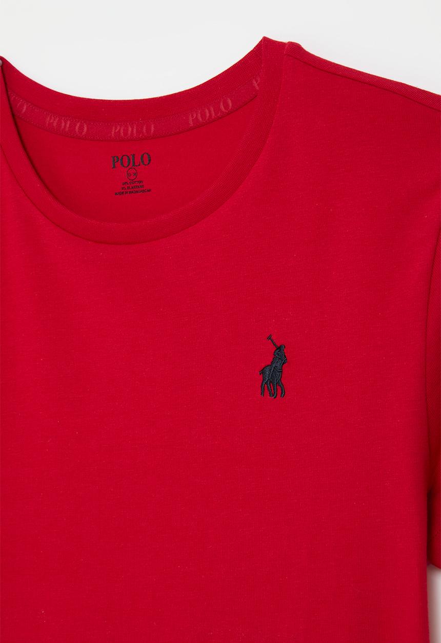POLO - Girls kelly short sleeve tee - red