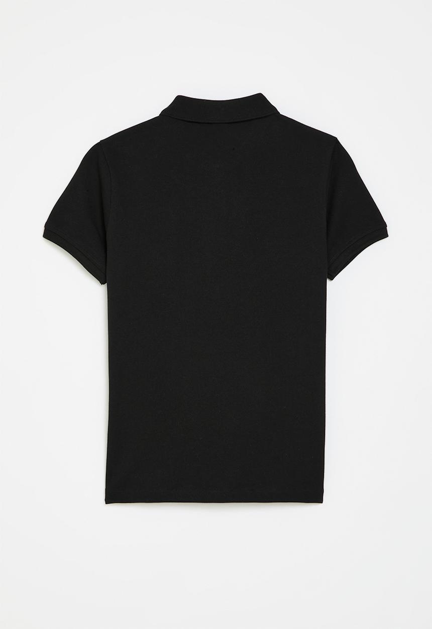 POLO - Girls nina short sleeve golfer - black
