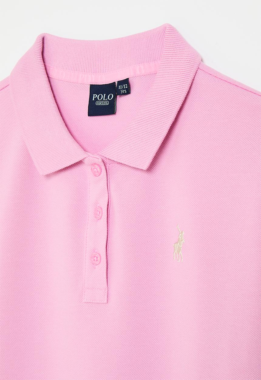 POLO - Girls nina short sleeve golfer - orchid pink