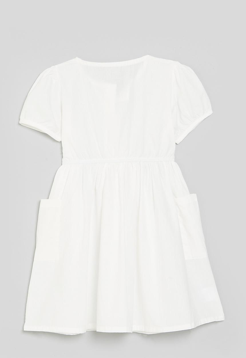 Pop Candy - Button down dress - white