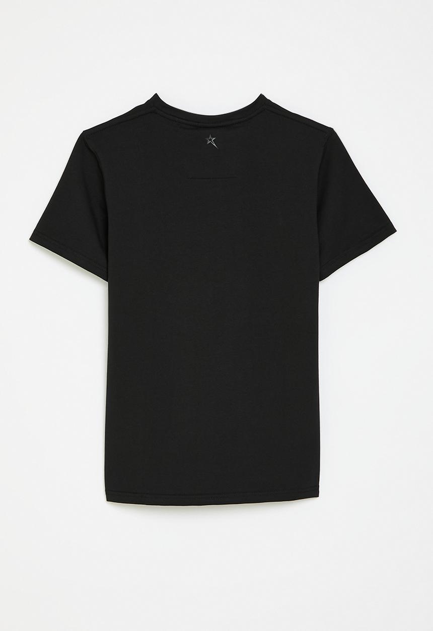 SOVIET - Boys v-neck fashion tee - black