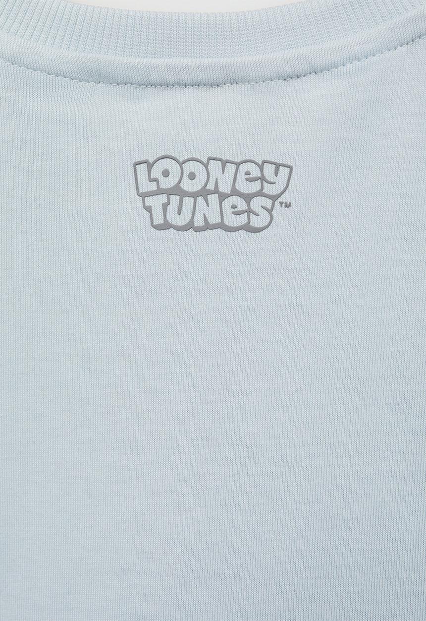 MANGO - T-shirt basklt - light/pastel blue