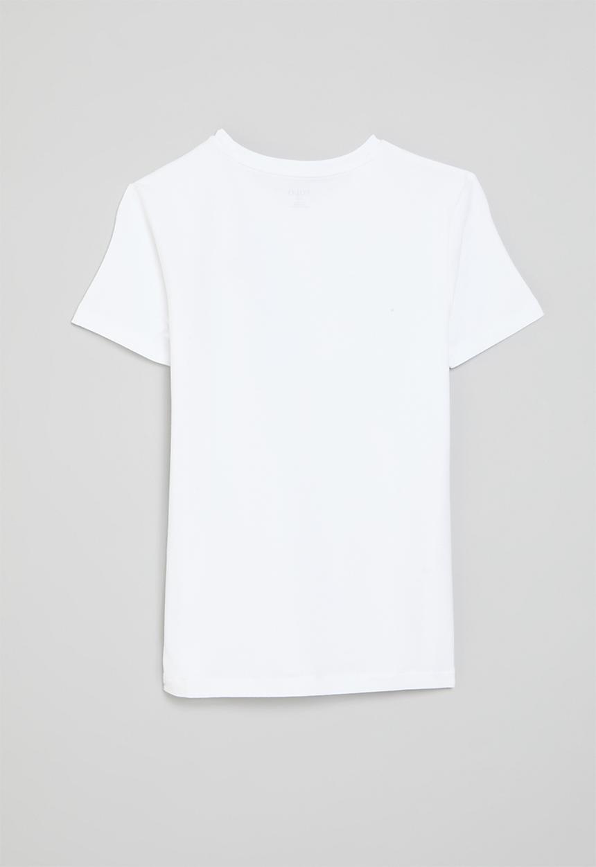 POLO - Girls kelly short sleeve tee - white