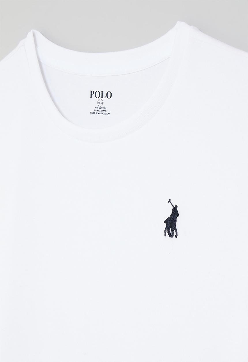POLO - Girls kelly short sleeve tee - white