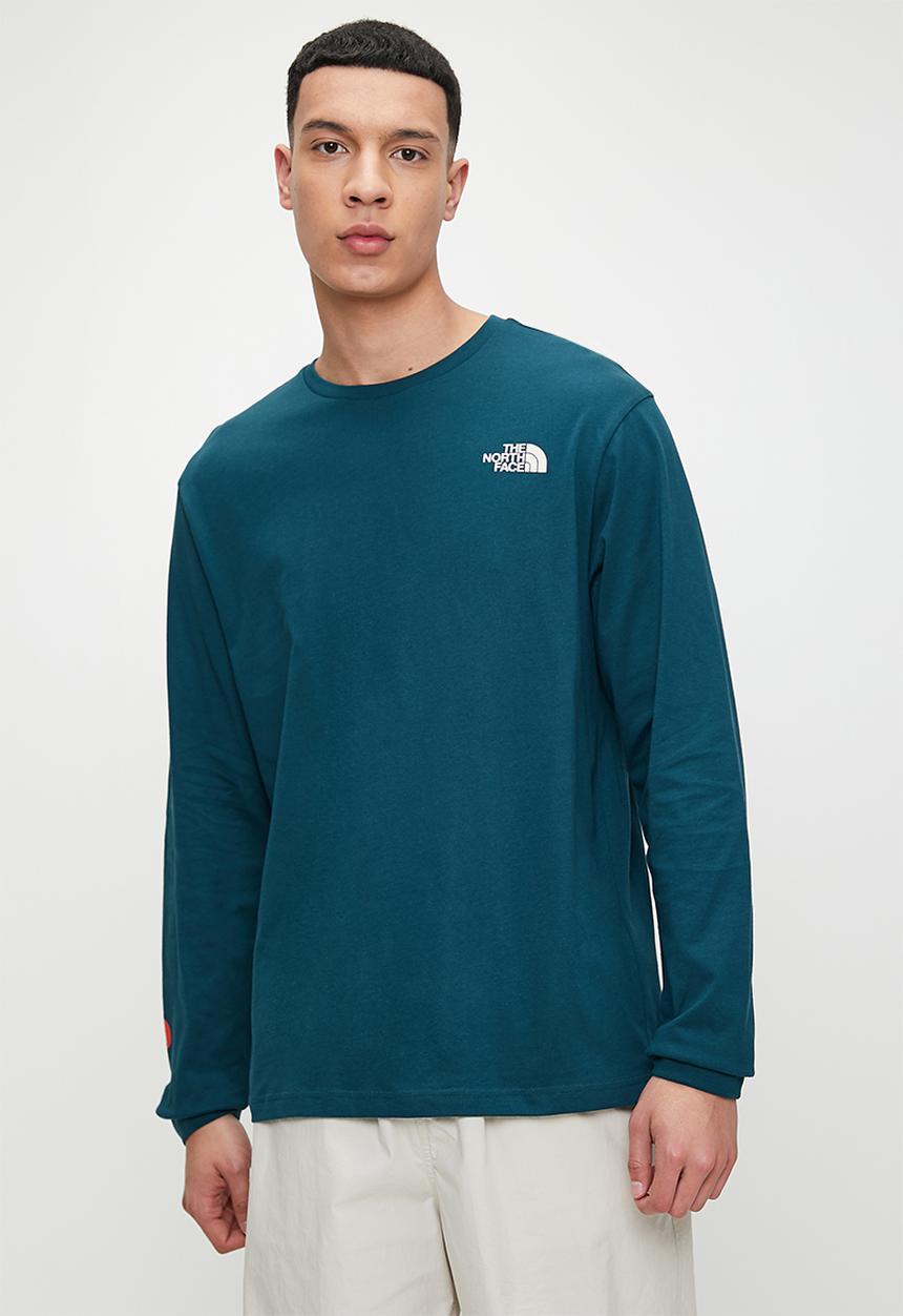The North Face - M Long Sleeve Varsity Graphic - Midnight Petrol (1NO)