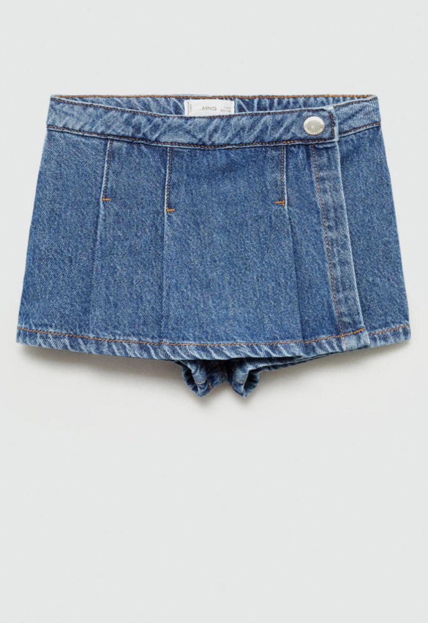 MANGO - Shorts skort - open blue