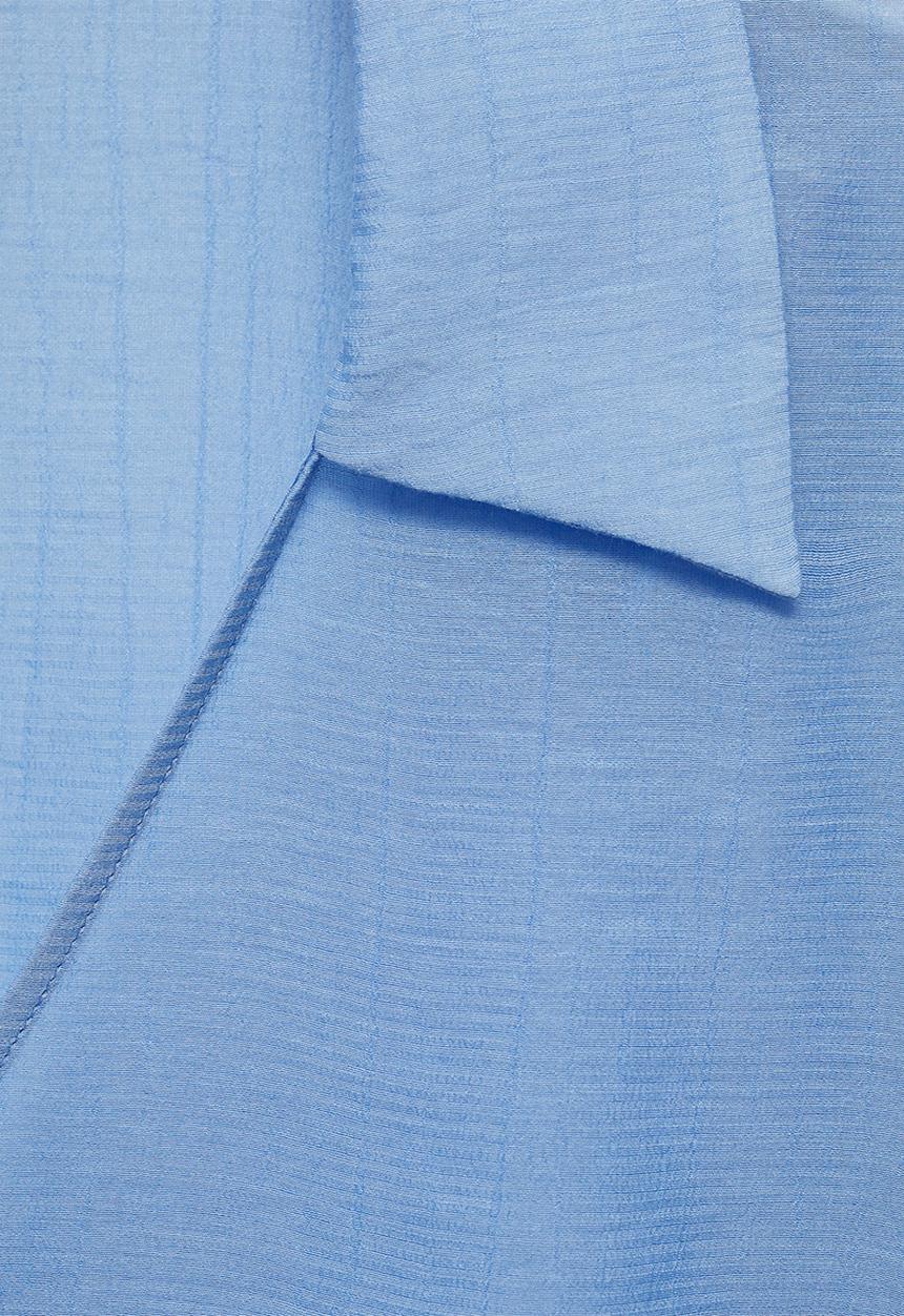 MANGO - Blouse mola - medium blue