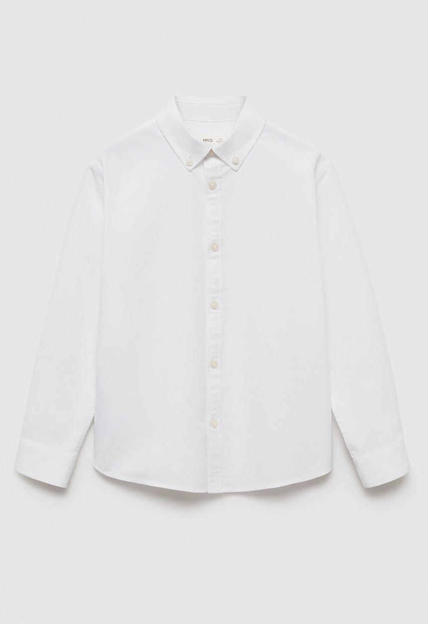 MANGO - Shirt oxford - white
