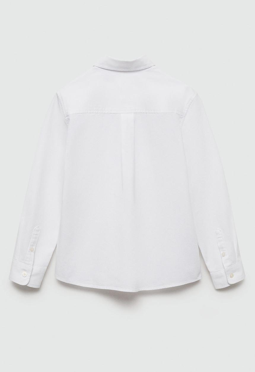 MANGO - Shirt oxford - white