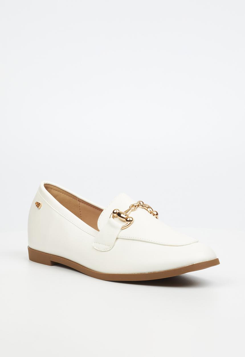 Miss Black - Baylee 4 loafer - white