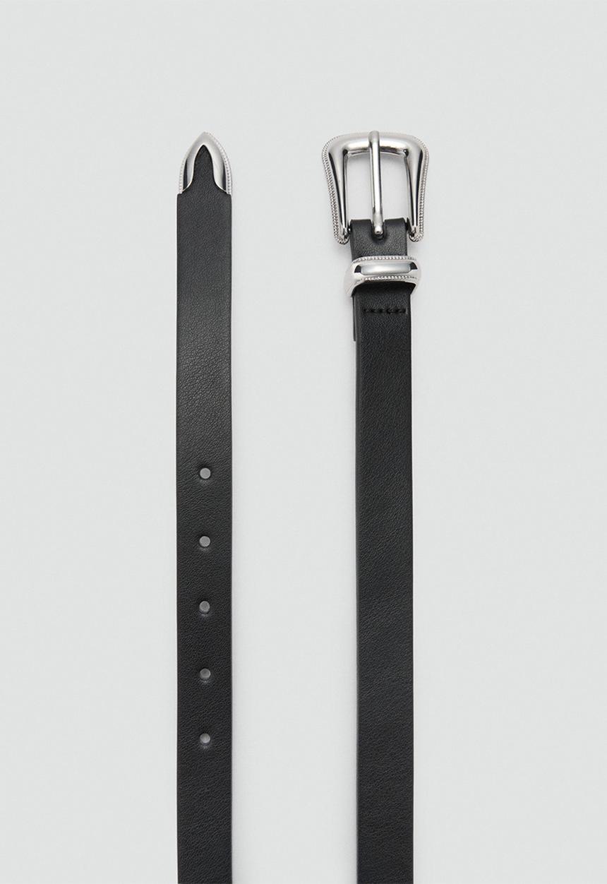 MANGO - Belt cowboy - black