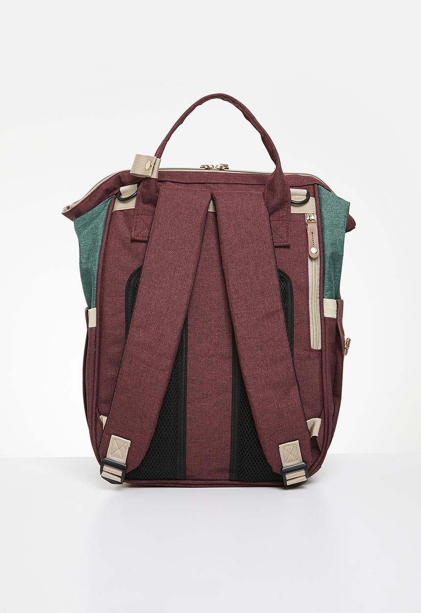 Pop Candy - Colour block nappy backpack - multi